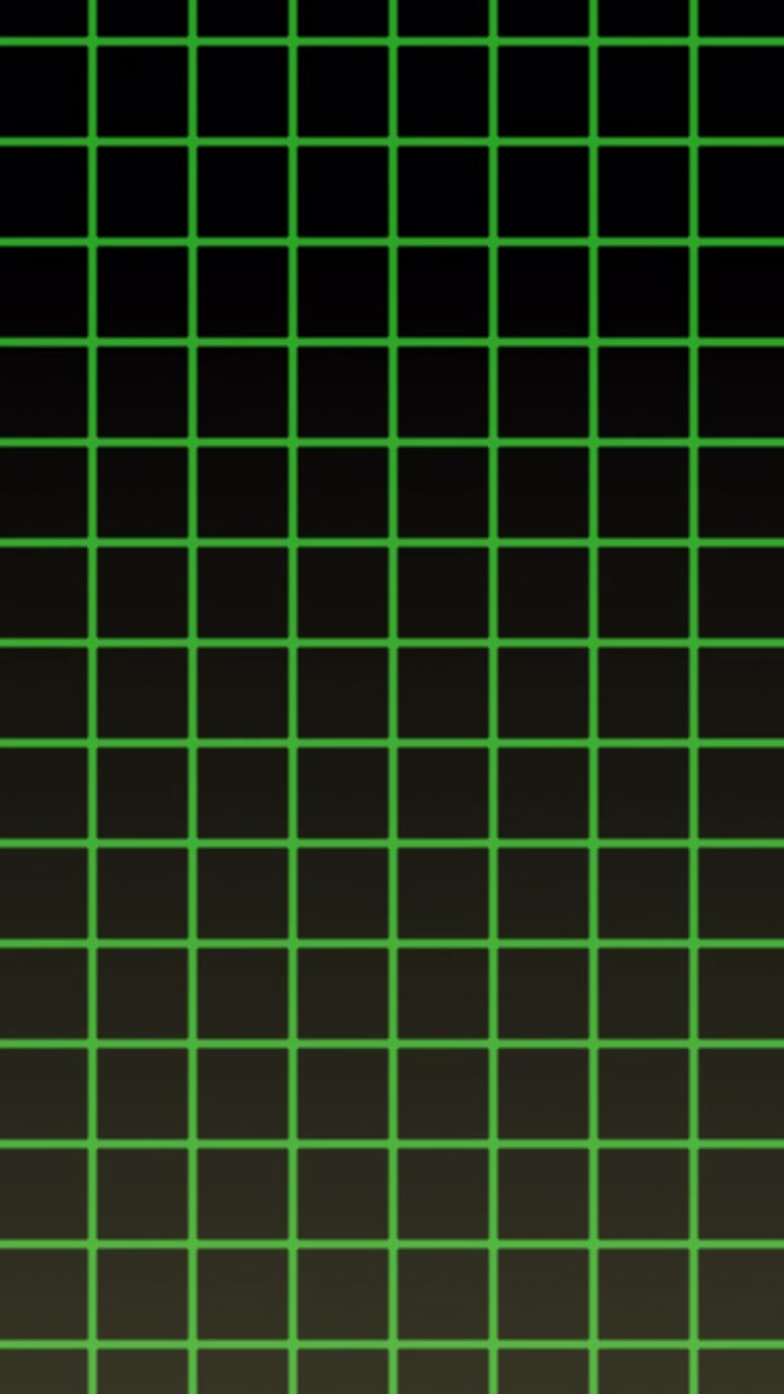 Static Green Grid Lines on Black Background