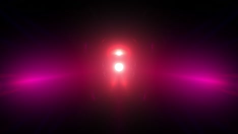 abstracto colorido neón brillante rojo rosa rayos hipnóticos y líneas movimiento formando patrones en forma de estrella y explotando. 4k 3d bucle sin costuras abstracto creativo caleidoscopio brillante estallido de neón luz vj bucle de fondo
