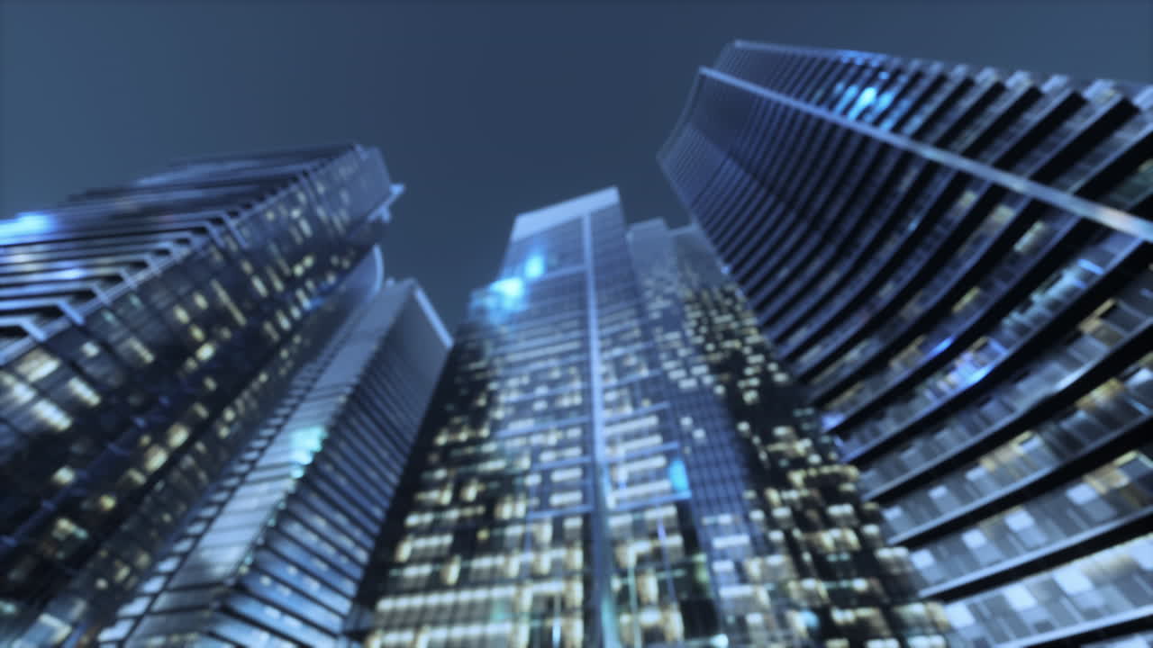 luz nocturna urbana abstracta bokeh fondo desenfocado