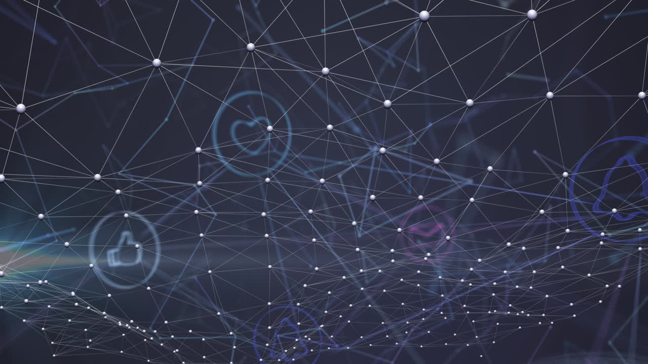 animación de las conexiones y procesamiento de datos