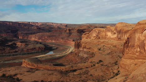 beautiful red cliffs towering over the colorado river in grand canyon national park, arizona, usa