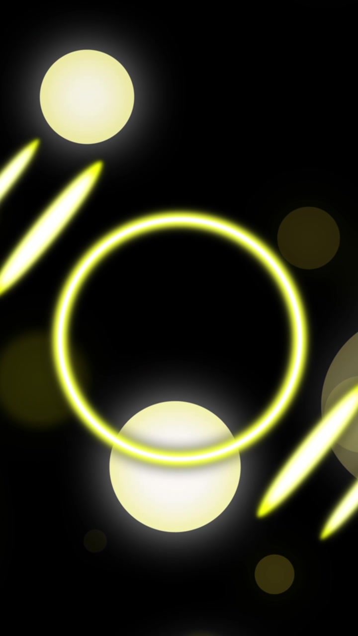 Animation of circle over digital space with dots