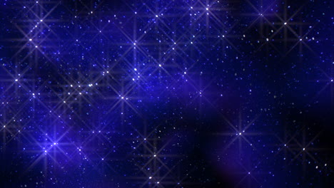 starry night a serene blue background with sparkling stars