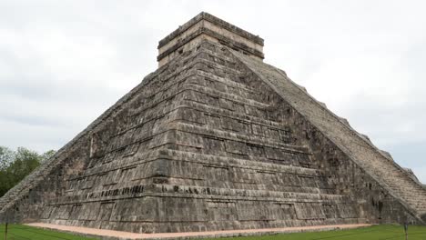 famous temple of kukulcan at chichen itza.