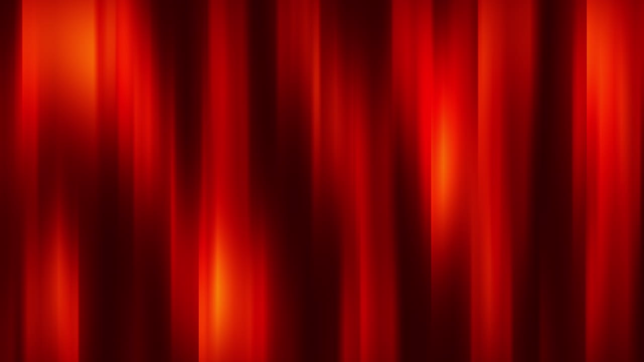 Red gradient background. Animated blurred abstract curtains. Looped motion graphics.