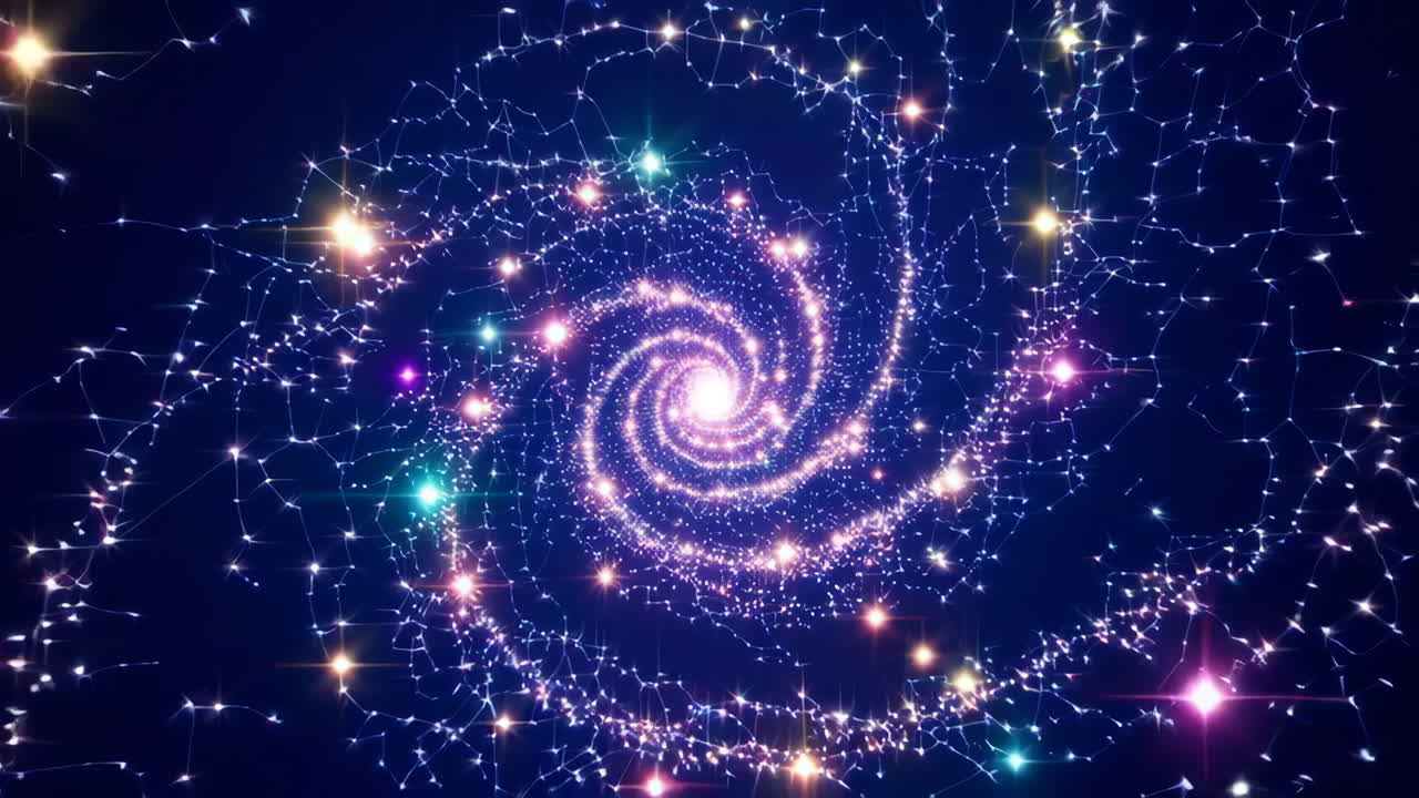 Spiral Galaxy Abstract Art