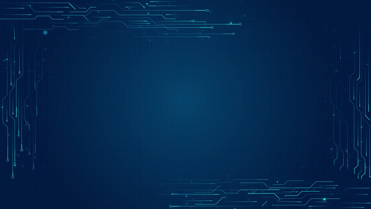 Ai artificial intelligence machine learning electronic circuit pattern data processing blue