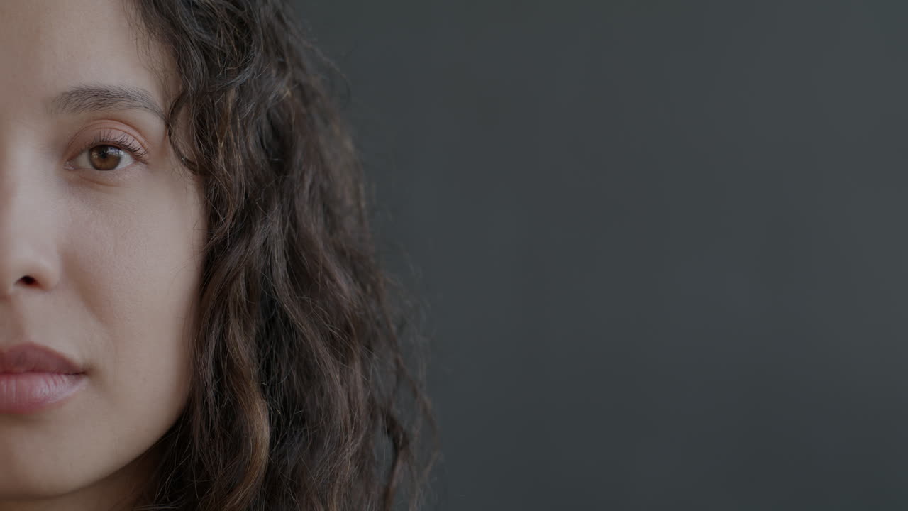 retrato en primer plano de una mujer