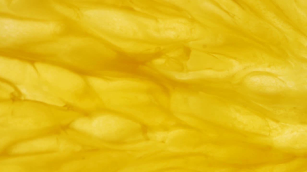 las rebanadas de naranja giratorias.