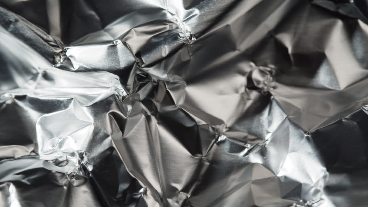 Crumpled Aluminum Foil