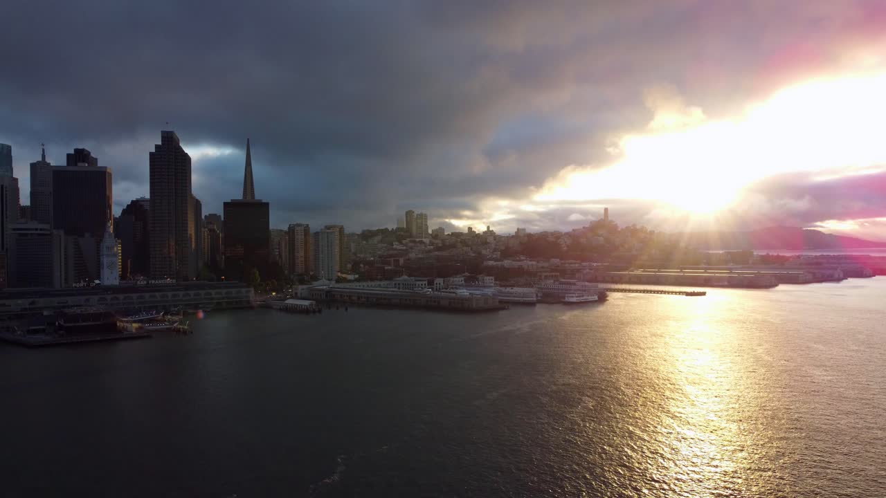 San Francisco Sunset Cityscape