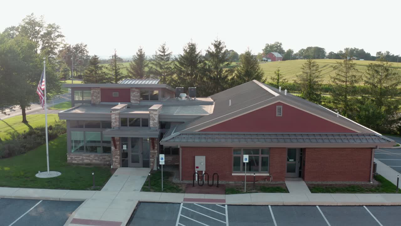 미국 시골의 관공서 건물