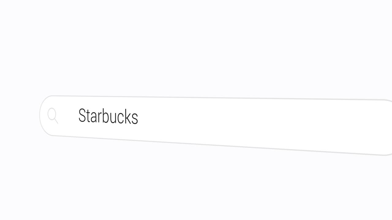 Starbucks in der Suchmaschine suchen