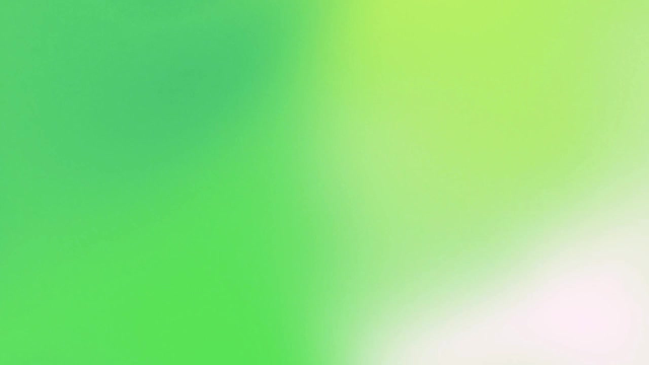 Smooth Green and White Gradient Abstract Background Loop