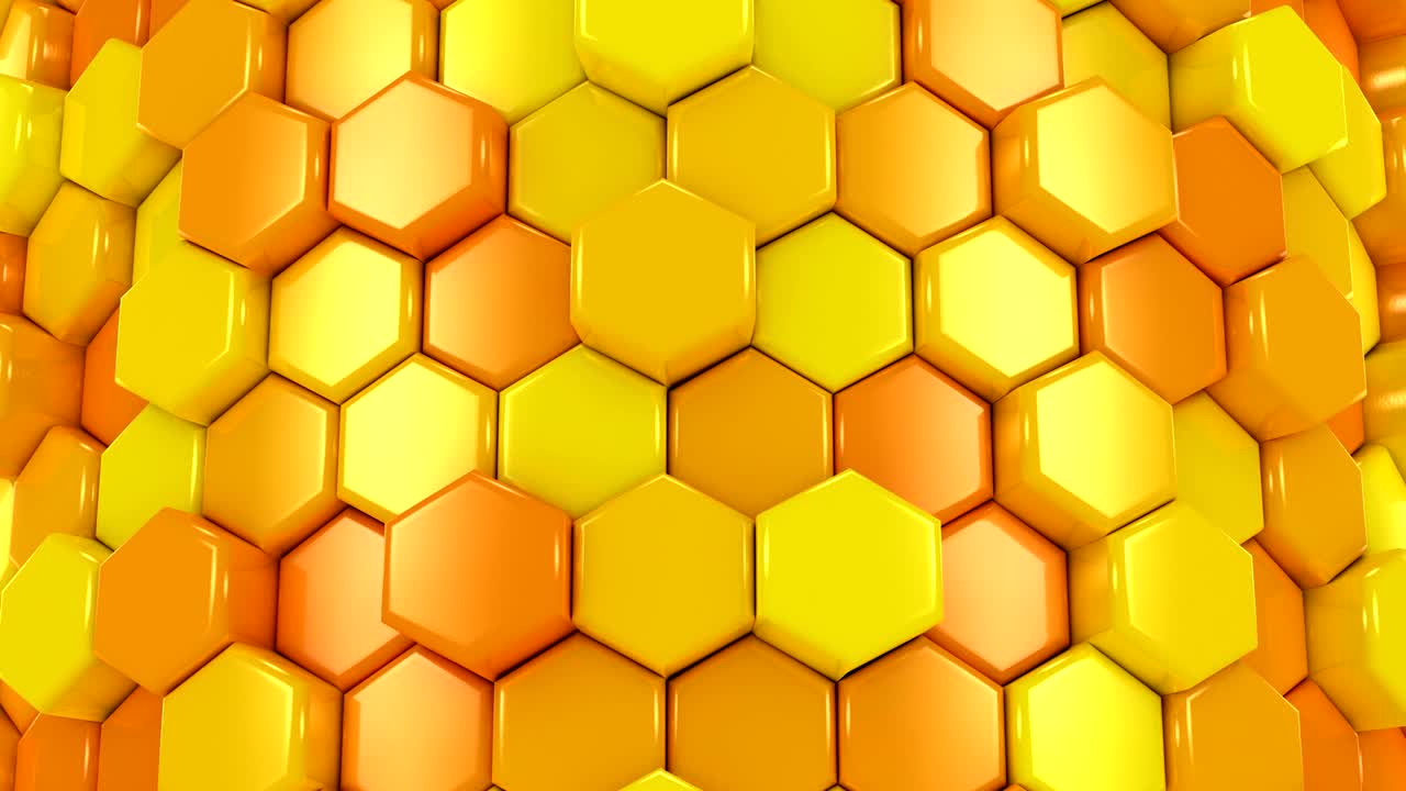 los panales de miel animados cambian de color