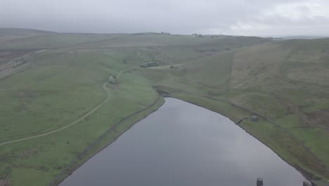 Nähte-Höherer-Stausee-Auf-Rooley-Moor