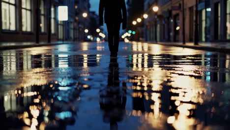 night walk in the city