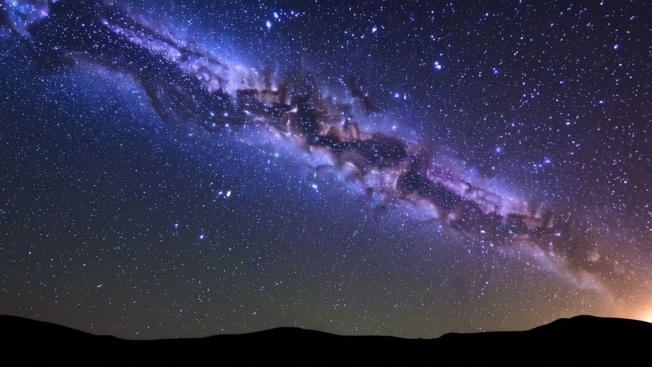 산들을 가로지르는 우유의 길