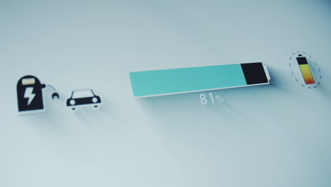 battery charging station display for electric cars