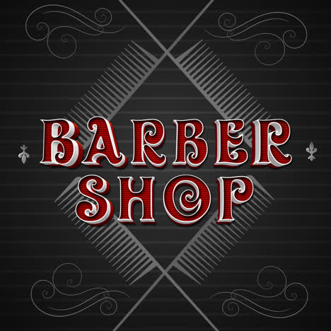 Vintage Barbershop Sign