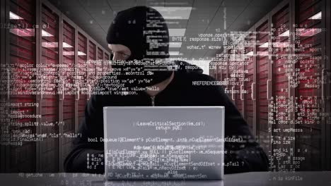 Ladrón-Hackeando-Una-Computadora-Portátil