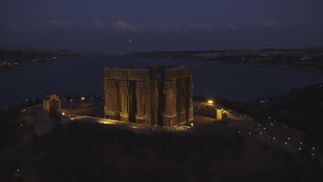 impressive monument chronicles of georgia on the outskirts of the city