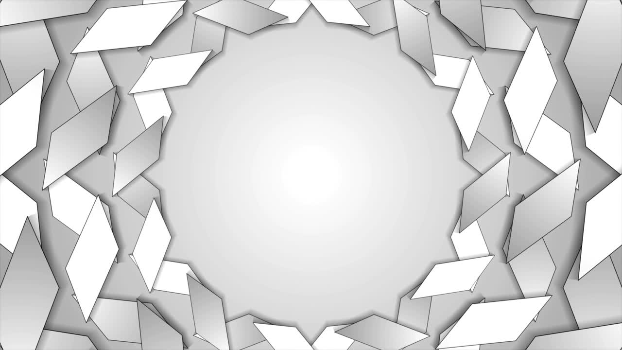 abstracto corporativo de tecnología gris animación de video