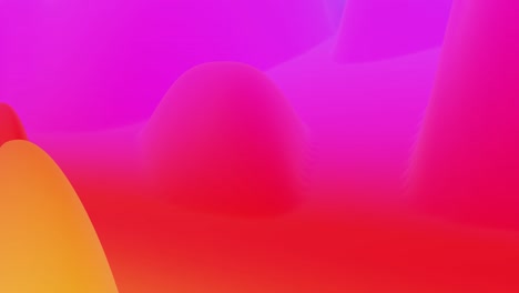 4k seamless loop, abstract fluid red yellow gradients, inner glow wavy surface. beautiful warm color gradients as abstract liquid background, smooth animation. 3d in flat pleasant modern style. 30