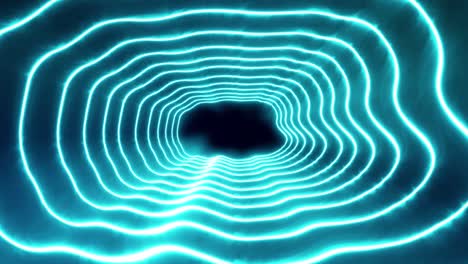 animación de túnel de círculo 3d gráficos de movimiento
