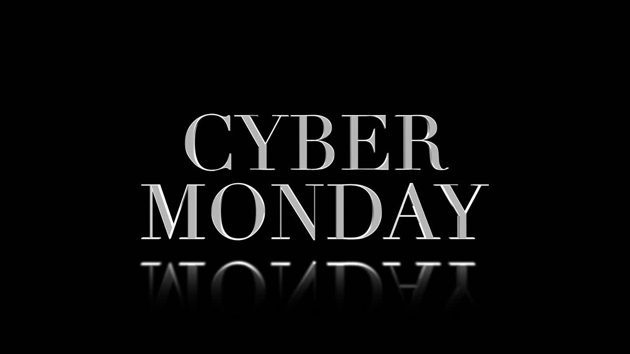 elegante ciber lunes: fondo de movimiento de gradiente dinámico