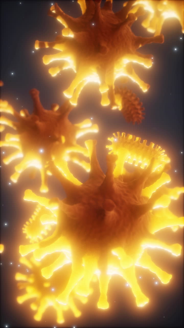 3D-visualisering af et Coronavirus