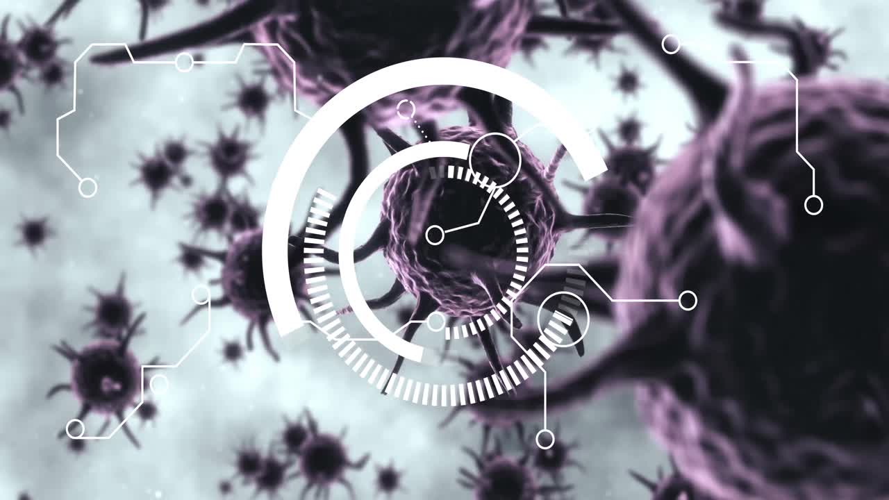 virus con radiación de 4k