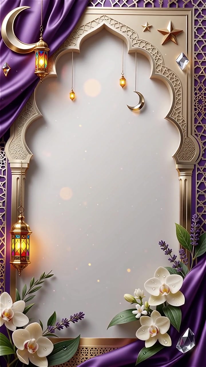 Compleanno del Profeta Maometto Mawlid al-Nabi Sfondo Islamico