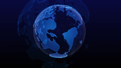 el bucle de fondo de las noticias mundiales en 3d