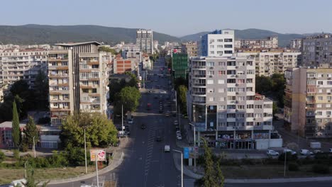 heavy traffic in stara zagora bulgaria