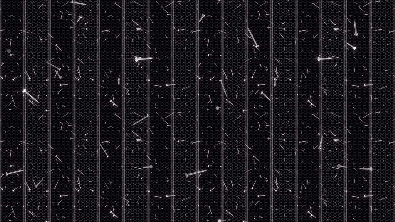 los tornillos de fondo del bucle de la baldosa que caen