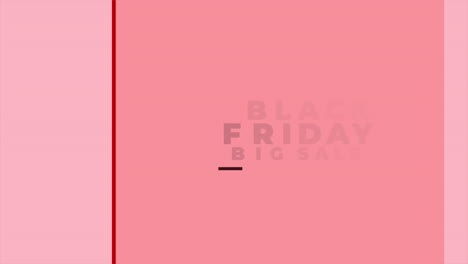 viernes negro y gran venta en degradado retro rosa
