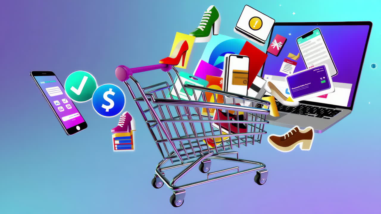 Abstract Representation of Online Shopping and E-commerce