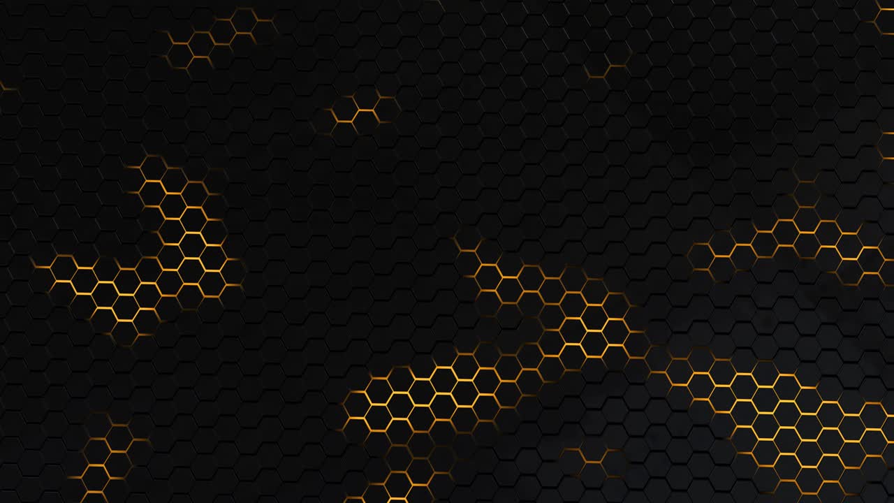Geometria de hexágono listrado em gradiente, linha de onda em grade de ouro premium luxuosa preta de colmeia de luxo.