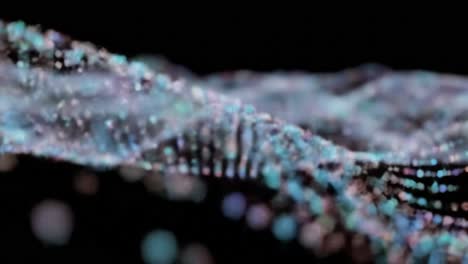 a mesmerizing journey through a fluid digital landscape: waves of light and color in motion captured in stunning high-definition visuals