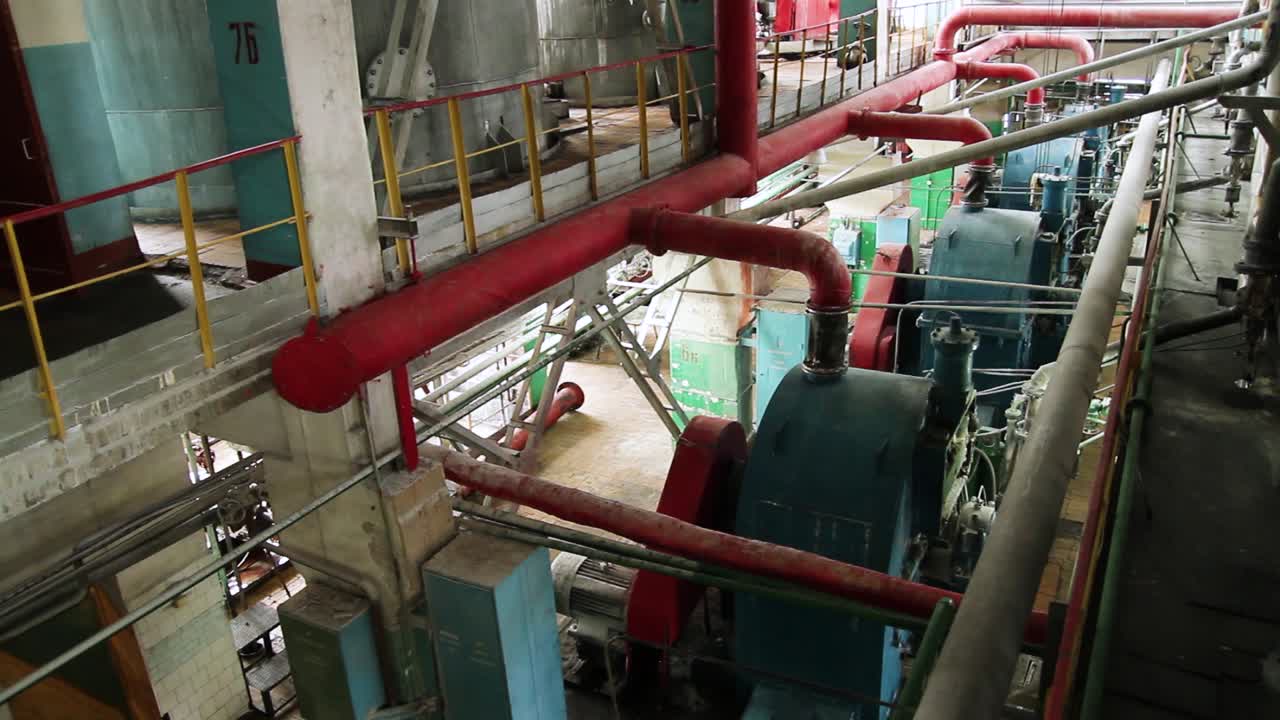 Industrial Plant Interior View