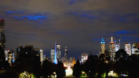 Timelapse-Del-Horizonte-De-Paranoma-De-Melbourne-En-La-Noche-Timelapse-De-La-Noche-De-La-Ciudad-De-Melbourne