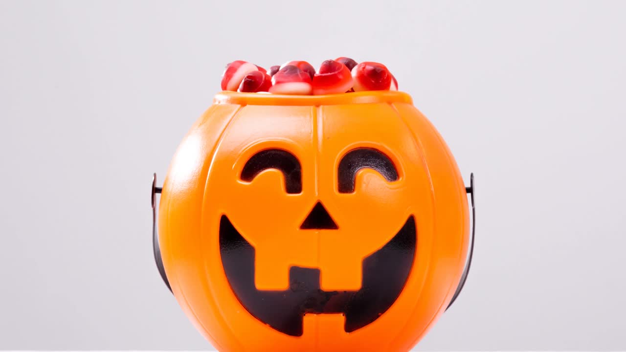 animación de dulces sobre un fondo blanco