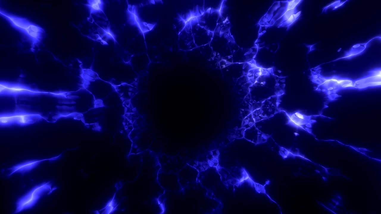 túnel de energía futurista de ciencia ficción en el espacio luces brillantes renderización 3d