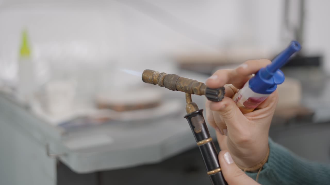 Using a Torch in a Workshop