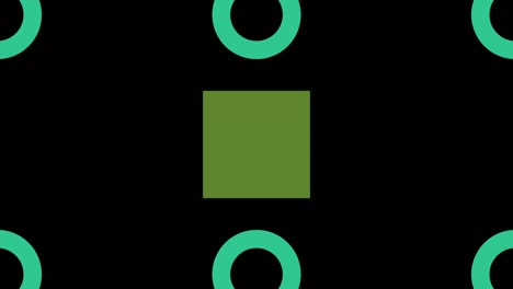 cuadrícula de fondo abstracta con círculos versión b 1