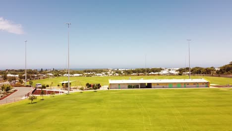 Yanchep,-Prächtige-Parksportanlagen-Und-Umlaufender-Radweg,-Luftaufnahmen