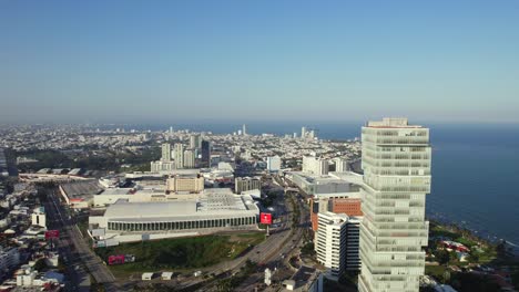 Aerial-View-Of-Downtown-Boca-Del-Rio,-Veracruz