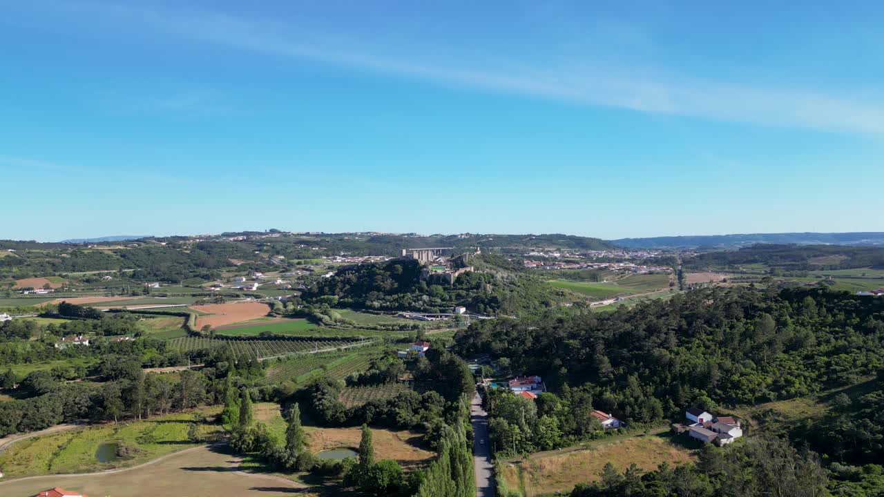 Pan view of countryside in Portugal, Europe