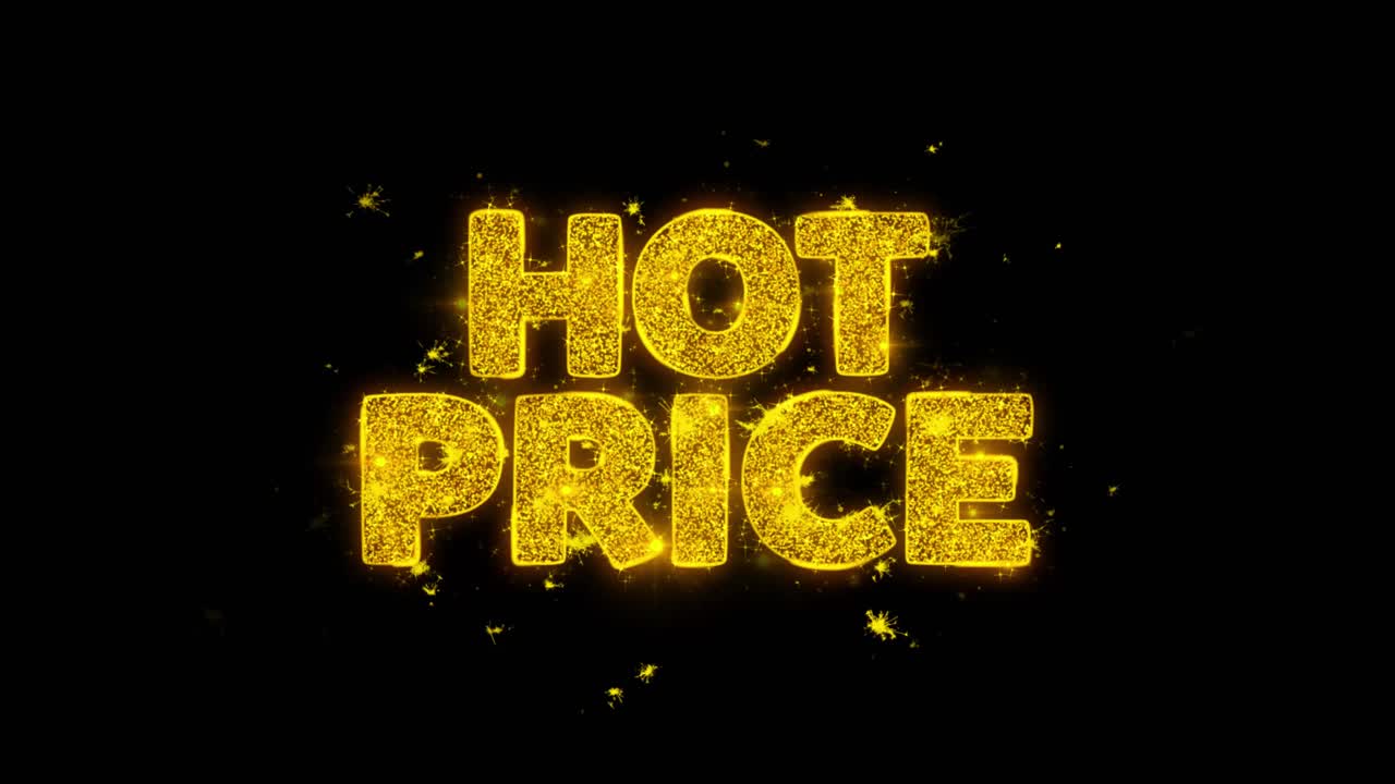 Hot Price Sparkling Text